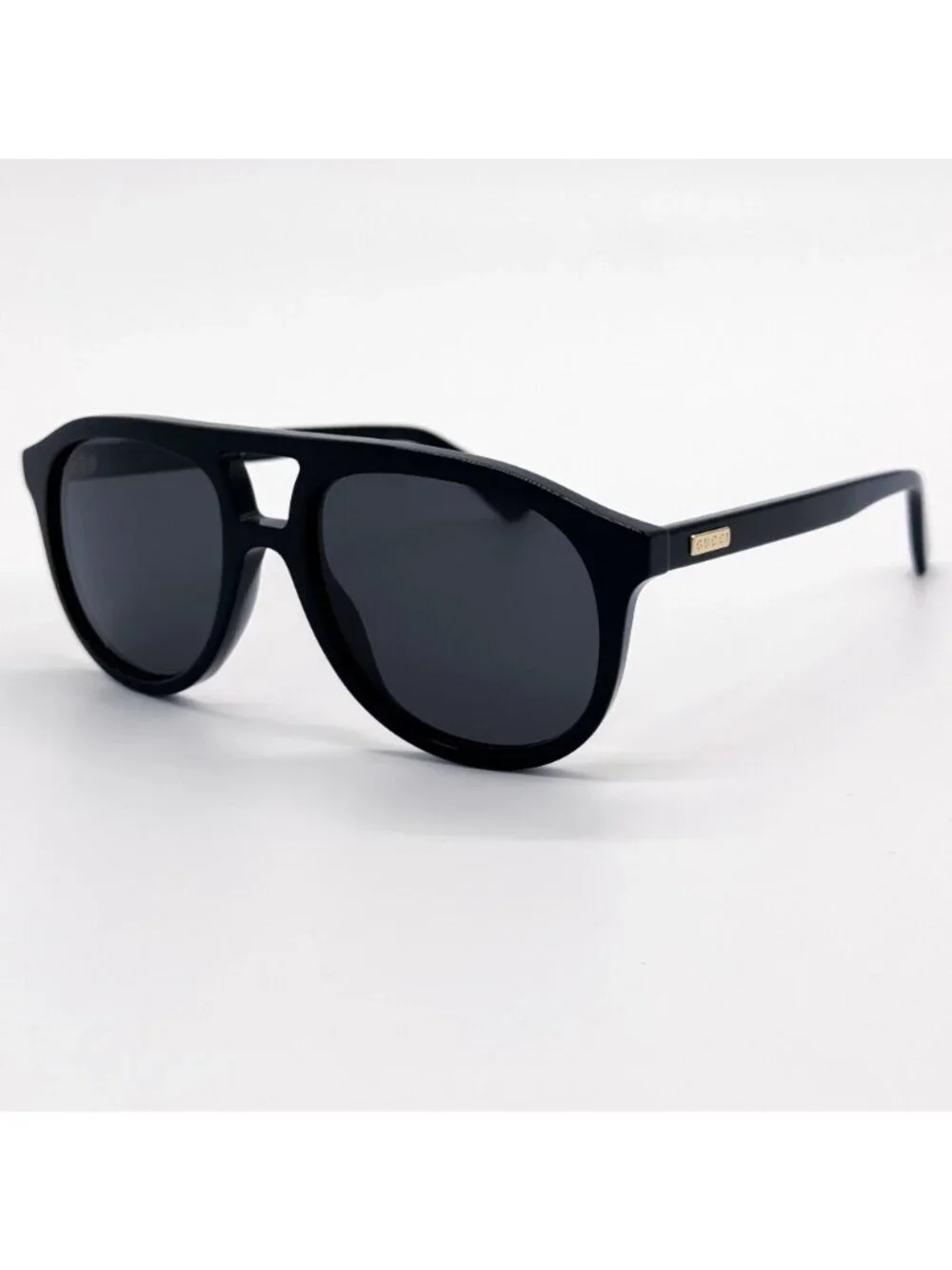 NEW GUCCI SUNGLASSES GG1320S 004 BLACK AVIATOR UNISEX GUCCI EYEWEAR